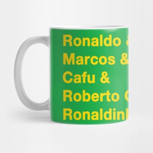 2002 Brazil World Cup Yellow Mug